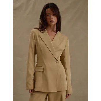 Dámské sako MUSERA HOŘČICOVÁ ELEGANTNÍ SAKO (L)