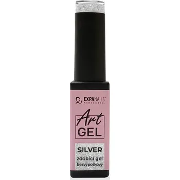 Přípravek na nehty UV/LED gel Art zdobící - Silver 6 ml