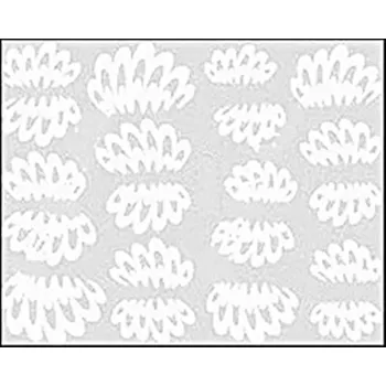 Vodoobtisky - Bílý okvětní lístek