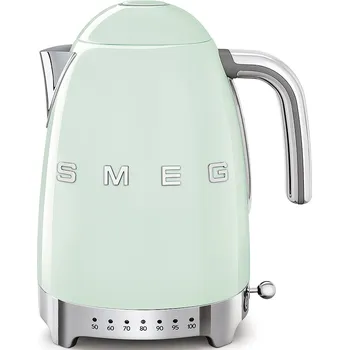 Rychlovarná konvice SMEG Rychlovarná konvice s regulací teploty, 1,7 l, 2,4 kW, pastelově zelená | SMEG, 50's Style