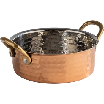 APS Servírovací nádoba, kladívkový povrch, 140x50 mm, měď | APS, Bombaj