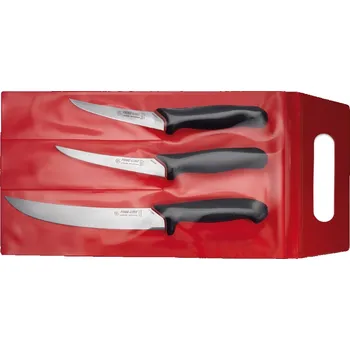 Kuchyňský nůž GIESSER 3dílná sada nožů, černá GIESSER, sada PrimeLine