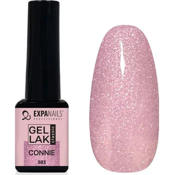 Lak na nehty UV/LED Gel lak - Connie jemný třpyt 5 ml