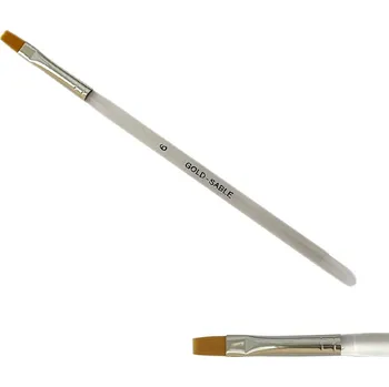 Štětec č.6 - plochý, rovný - syntetický čirý