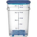 Nádoba na potraviny CamSquares Fresh Pro , Cambro, Camsquare, 20,8L, Průhledná, 289x289x(H)401mm