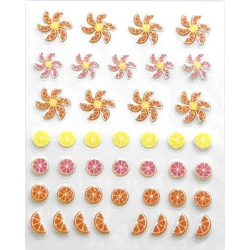 Zdobení - Citrusové ovoce a květiny