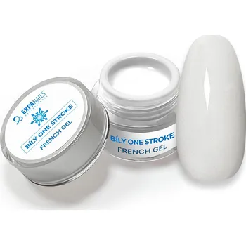 Umělé nehty EXPA-nails UV/LED Gel French White - Bílý One stroke Gramáž: 5 g