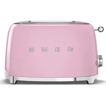 Topinkovač SMEG Topinkovač na 2 plátky, 198x310x195 mm, pastelově růžový | SMEG, 50's Style