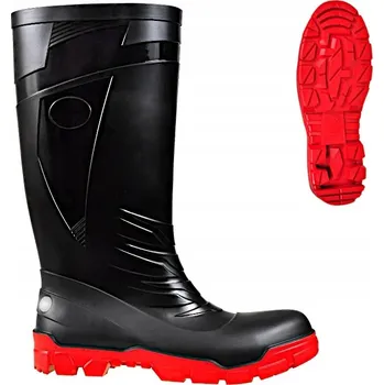 Pracovní obuv HOLÍNKY HORNICKÉ GUMÁKY S OCELOVOU ŠPIČKOU TERMINATOR S5, VELIKOST 45