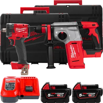 Sada nářadí MILWAUKEE M18CHXFIW2F-502X M18 FUEL Sada nářadí, 2x 5,0 Ah 4933000013