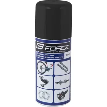 Příslušenství pro cyklistiku mazivo-sprej FORCE olej WAX s PTFE (Teflon), 150ml