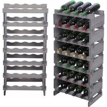 Stojan na víno Stojan na víno modulový regál na lahve 7x4 lahví STAV JAKO KOSTKY EKO
