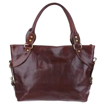 Kabelka NovaKabelka.cz Kožená italská kabelka Nicola Marrone Scura