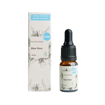 Pleťové sérum Kvitok Pleťové sérum - Aloe vera (10 ml) - pro suchou a citlivou pleť