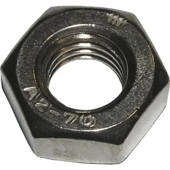 Spojovací materiál Šestihranná matice 1/4" závit (podobné DIN 934) nerez A2, 1 ks
