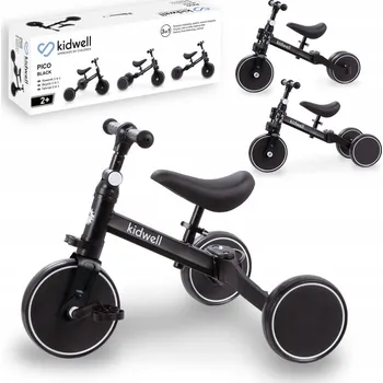 Odrážedlo ODRÁŽEDLO 3v1 TŘÍKOLOVÉ BĚŽECKÉ Kidwell PICO Total Black Černé