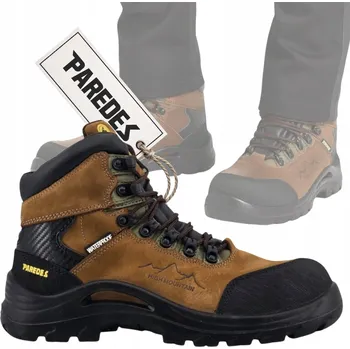 Pracovní oblečení Pracovní obuv lehká pánská nepromokavá kožená vysoká obuv CAZALLA 42