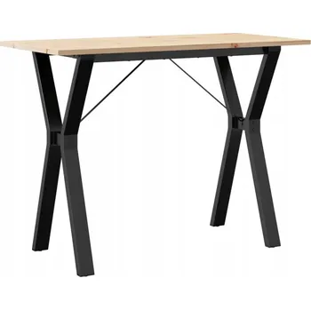 Jídelní stůl Jídelní stůl z masivního borovicového dřeva, 100 x 50 x 75 cm, rustikální