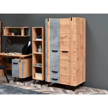 Křeslo Mebel Partner Suspendera SH01 (dub + černá)