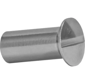 Spojovací materiál Pouzdrová matice M8 mosaz poniklovaná 1 ks