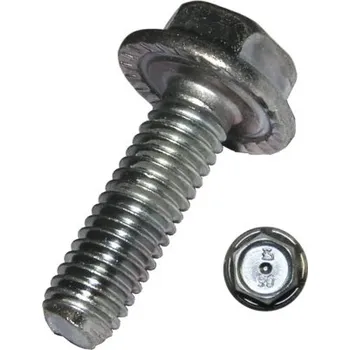 Šroub Šroub s rohatkovým límcem bez stopky M5x12 mm galvanicky pozinkovaný kalený, 1 ks