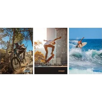 Sešit Sešit A5 54 listů Sport linkovaný