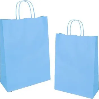 Papírová taška JOLLY modrá světlá