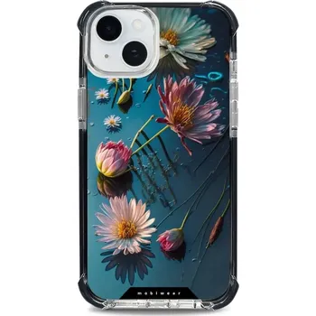 Pouzdro na mobilní telefon Odolný obal Mobiwear MagSafe Elite Bumper - Apple iPhone 15 Plus - D014D Květy na hladině - VÝPRODEJ (Odolný kryt, pouzdro, obal Mobiwear Elite Bumper na mobil Apple iPhone 15 Plus - D014D Květy na hladině, materiál Plast + TPU silikon + kov - zesílená)