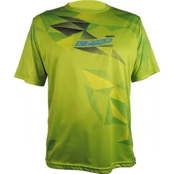 cyklistický dres Dres dlouhý pánský HAVEN ENERGIZER Crazy černo/zelený 3XL