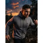 Sinsay - Oversize mikina na zip s kapucí - šedá - 490HL-09X - 490HL-09X-2XL