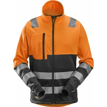 Pánská mikina Mikina reflexní AllroundWork na zip tř. 2 oranžové vel. XS Snickers Workwear Velikost: XS