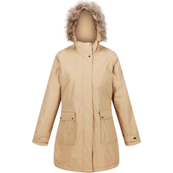 REGATTA Dámská bunda s kožešinovým lemem M BÍLÁ