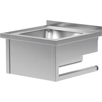 Jídelní stůl TECHNICA Nástěnný stůl s umyvadlem 700x700x300 mm | TECHNICA, 212W7070