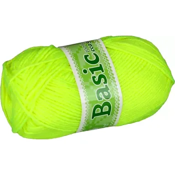 Příze Příze Basic 962 neon žlutá