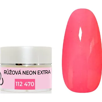 Přípravek na nehty UV/LED gel barevný - Růžová neon Extra 5g