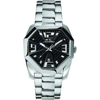 Hodinky Pánské hodinky Chronotech RW0083 Černá Stříbřitý