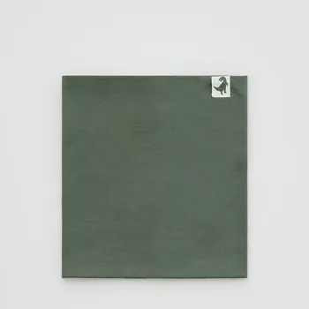 Čepice Reserved - Bavlněná tunelová šála s nášivkou - ocelově zelená - 970IO-96X - 970IO-96X-ONE