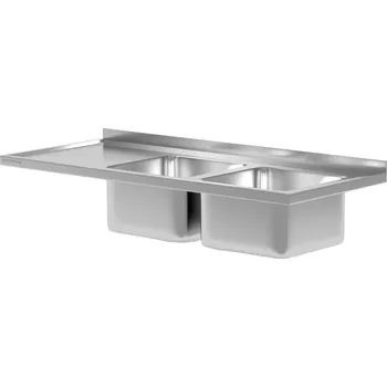 Kuchyňská pracovní deska TECHNICA Pracovní deska se dvěma dřezy 2300x700 mm | TECHNICA, 2032370