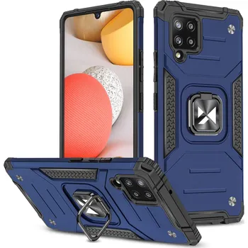 Pouzdro na mobilní telefon Wozinsky Ring Armor Case / 3v1 / pouzdro / kryt pro Samsung Galaxy A22 4G blue / modré