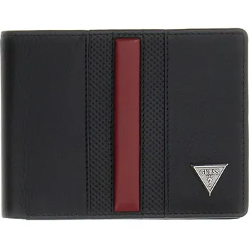 Peněženka Guess Pánská kožená peněženka SMTOCSLEA20-BLA + 2 měsíce na vrácení zboží