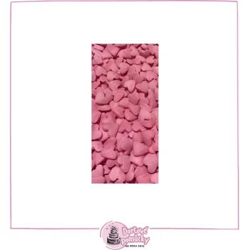 Přisada na vaření a pečení Cukrové srdíčka růžové (10 g)