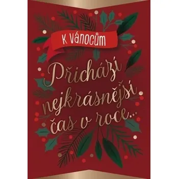 ALBI Vínové přání se zlatým textem