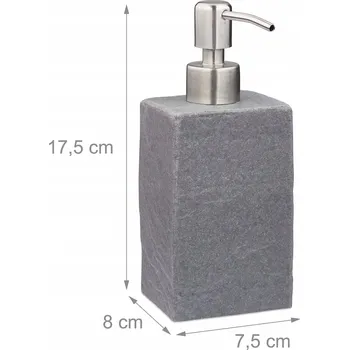 Dávkovač mýdla Ruční dávkovač mýdla stojící Relaxdays 200 ml