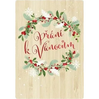 ALBI Bambusové přání - vánoční věnec