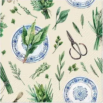 Papírový ubrousek Ubrousky PAW TETE L (20ks) Herbal Fresh