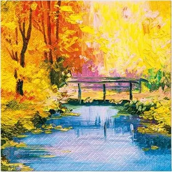 Papírový ubrousek Ubrousky PAW Dekor L (20ks) Golden Bridge