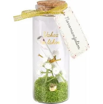 Sklenice ALBI Vzkaz v láhvi - Novomanželům