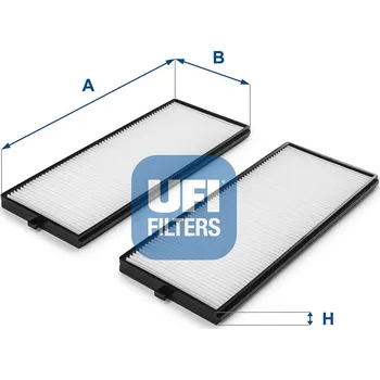 Ventilátor topení a klimatizace Filtr, vzduch v interiéru UFI 53.119.00
