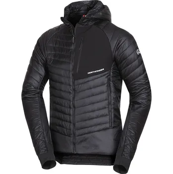 Pánská větrovka Northfinder Pánská outdoorová lehká zateplená bunda BALINT, černá, L