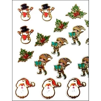 Zdobení - Vánoční - Skřítek, Sněhulák, Santa